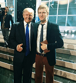 Дональд Трамп со стилистом Александром Беловым